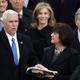Mike Pence, shown doing what he loves best: Using the Bible to accrue political power